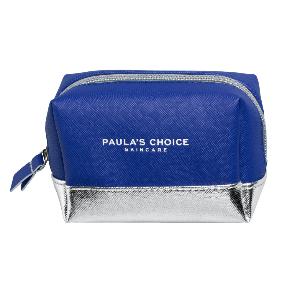 Mini Cosmetics Bag - 2019 (Blue & Silver)