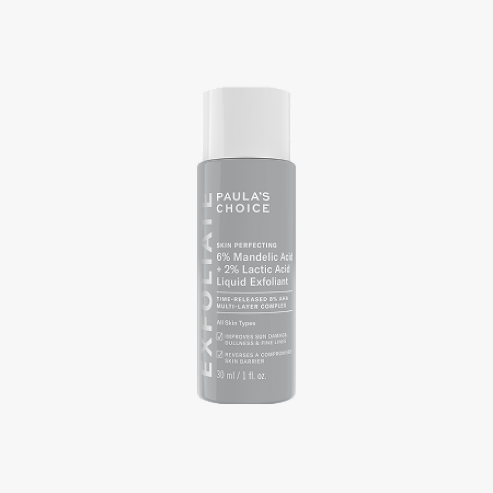 Эксфолиант с 6% миндальной кислоты и 2% молочной кислоты 30 мл / 6% Mandelic Acid + 2% Lactic Acid Liquid Exfoliant