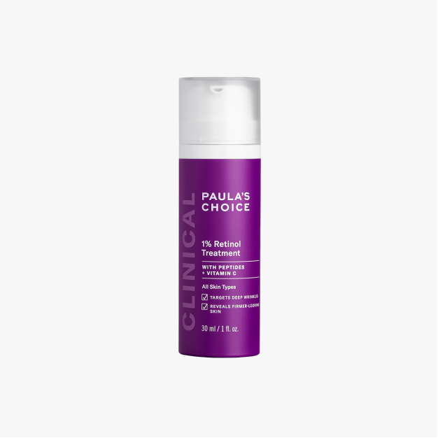 Антивозрастная сыворотка с 1% ретинола, пептидами и витамином С 30 мл /  Clinical 1% retinol treatment