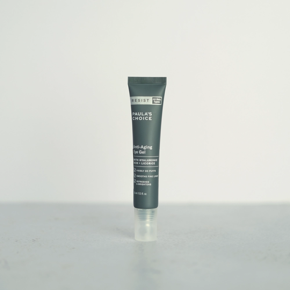 Гель вокруг глаз против отеков с массажным наконечником 15 мл / Resist anti-aging eye gel 