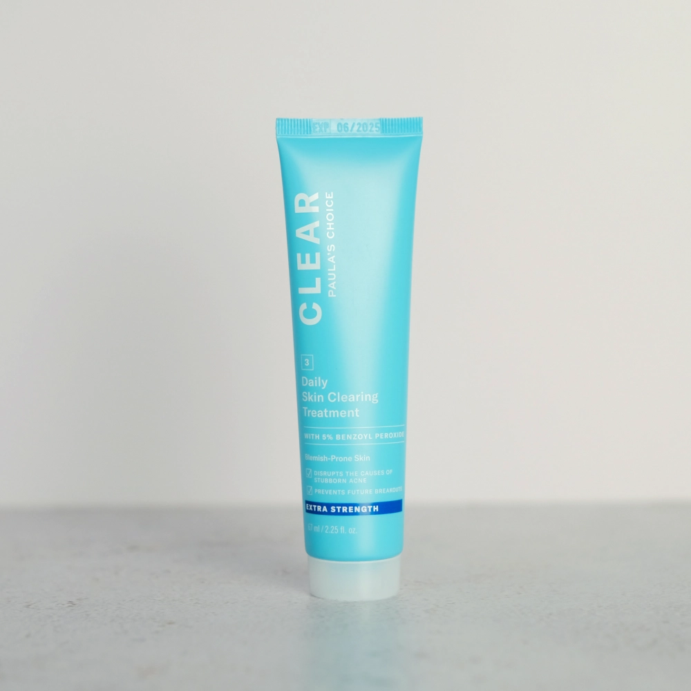 Лечебный крем от прыщей с 5% бензоил пероксида 67 мл / Clear extra strength daily skin treatment with 5% benzoyl peroxide