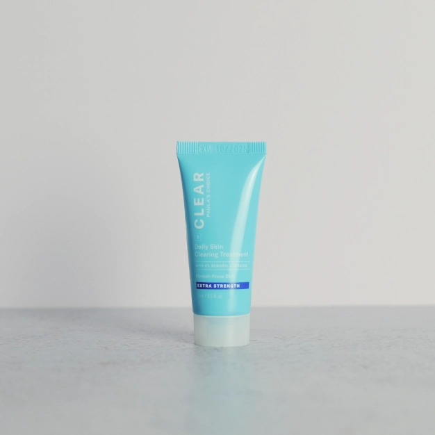 Лечебный крем от прыщей с 5% бензоил пероксида 15 мл / Clear extra strength daily skin treatment with 5% benzoyl peroxide travel